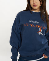 Vintage 90s NFL Denver Broncos Sweatshirt <br>S , The Real Deal , newtown, sydney, australia, thrift store, opshop, preloved, secondhand, sustainable, retro, antique, 70s, 80s, 90s, 2000s, 00s, fashion, clothing, streetwear, trendy, garment, style, boutique, store, shop, archive, sale, cheap, best, top