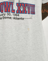 Vintage 1994 NFL Cowboys vs Bills Super Bowl Tee <br>L , The Real Deal , newtown, sydney, australia, thrift store, opshop, preloved, secondhand, sustainable, retro, antique, 70s, 80s, 90s, 2000s, 00s, fashion, clothing, streetwear, trendy, garment, style, boutique, store, shop, archive, sale, cheap, best, top