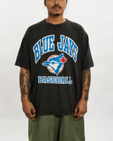 Vintage 90s MLB Toronto Blue Jays Tee <br>L , The Real Deal , newtown, sydney, australia, thrift store, opshop, preloved, secondhand, sustainable, retro, antique, 70s, 80s, 90s, 2000s, 00s, fashion, clothing, streetwear, trendy, garment, style, boutique, store, shop, archive, sale, cheap, best, top