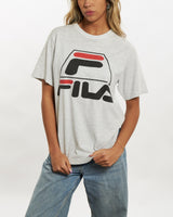 Vintage 90s Fila Tee <br>XS , The Real Deal , newtown, sydney, australia, thrift store, opshop, preloved, secondhand, sustainable, retro, antique, 70s, 80s, 90s, 2000s, 00s, fashion, clothing, streetwear, trendy, garment, style, boutique, store, shop, archive, sale, cheap, best, top