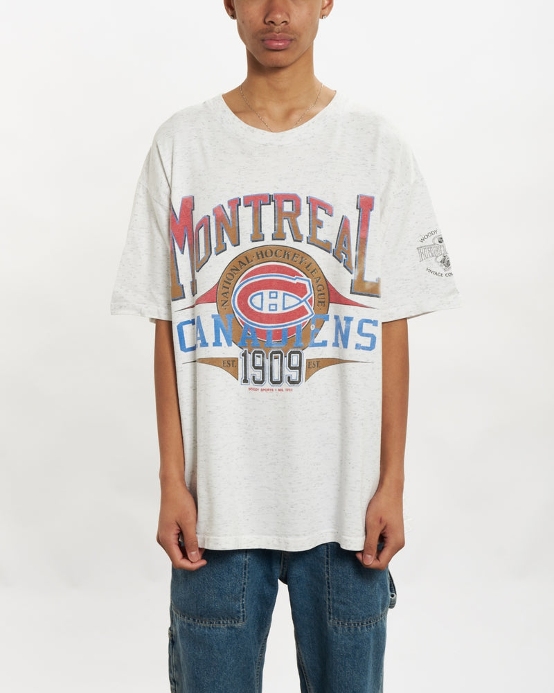 Vintage 1992 NHL Montreal Canadiens Tee <br>L , The Real Deal , newtown, sydney, australia, thrift store, opshop, preloved, secondhand, sustainable, retro, antique, 70s, 80s, 90s, 2000s, 00s, fashion, clothing, streetwear, trendy, garment, style, boutique, store, shop, archive, sale, cheap, best, top