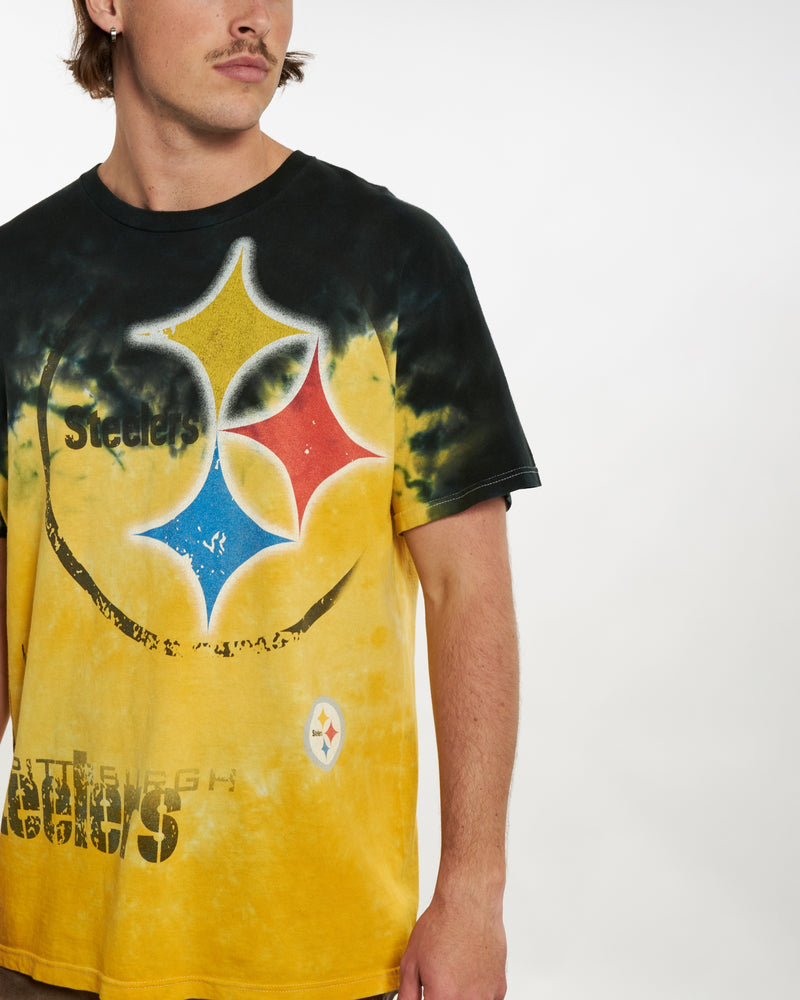 Vintage NFL Pittsburgh Steelers Tee <br>XL , The Real Deal , newtown, sydney, australia, thrift store, opshop, preloved, secondhand, sustainable, retro, antique, 70s, 80s, 90s, 2000s, 00s, fashion, clothing, streetwear, trendy, garment, style, boutique, store, shop, archive, sale, cheap, best, top