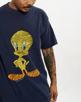 Vintage 90s Looney Tunes Tweety Bird Tee  <br>L