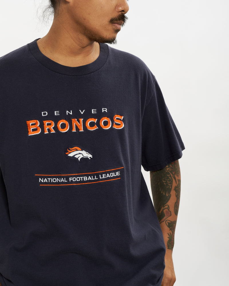 90s NFL Denver Broncos Tee <br>L