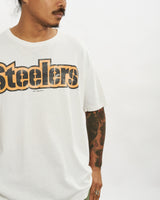 Vintage 1995 NFL Pittsburgh Steelers Tee <br>L , The Real Deal , newtown, sydney, australia, thrift store, opshop, preloved, secondhand, sustainable, retro, antique, 70s, 80s, 90s, 2000s, 00s, fashion, clothing, streetwear, trendy, garment, style, boutique, store, shop, archive, sale, cheap, best, top