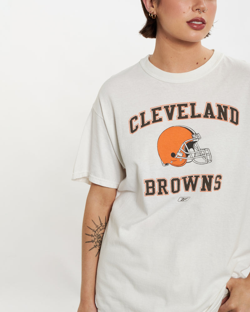 Vintage NFL Cleveland Browns Tee <br>M , The Real Deal , newtown, sydney, australia, thrift store, opshop, preloved, secondhand, sustainable, retro, antique, 70s, 80s, 90s, 2000s, 00s, fashion, clothing, streetwear, trendy, garment, style, boutique, store, shop, archive, sale, cheap, best, top