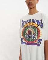 Vintage 1997 Disney Super Bowl Week Tee <br>L , The Real Deal , newtown, sydney, australia, thrift store, opshop, preloved, secondhand, sustainable, retro, antique, 70s, 80s, 90s, 2000s, 00s, fashion, clothing, streetwear, trendy, garment, style, boutique, store, shop, archive, sale, cheap, best, top