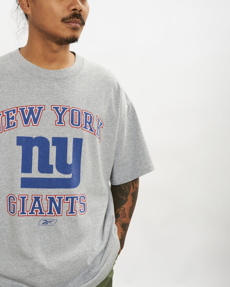 Vintage Reebok NFL New York Giants Tee <br>L , The Real Deal , newtown, sydney, australia, thrift store, opshop, preloved, secondhand, sustainable, retro, antique, 70s, 80s, 90s, 2000s, 00s, fashion, clothing, streetwear, trendy, garment, style, boutique, store, shop, archive, sale, cheap, best, top