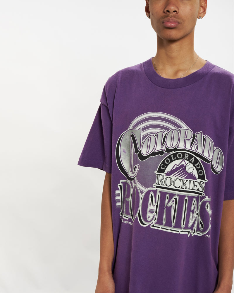 Vintage 1993 MLB Colorado Rockies Tee <br>M