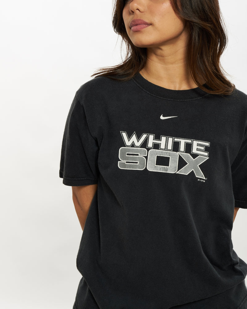 Vintage Nike MLB Chicago White Sox Tee <br>XXS , The Real Deal , newtown, sydney, australia, thrift store, opshop, preloved, secondhand, sustainable, retro, antique, 70s, 80s, 90s, 2000s, 00s, fashion, clothing, streetwear, trendy, garment, style, boutique, store, shop, archive, sale, cheap, best, top