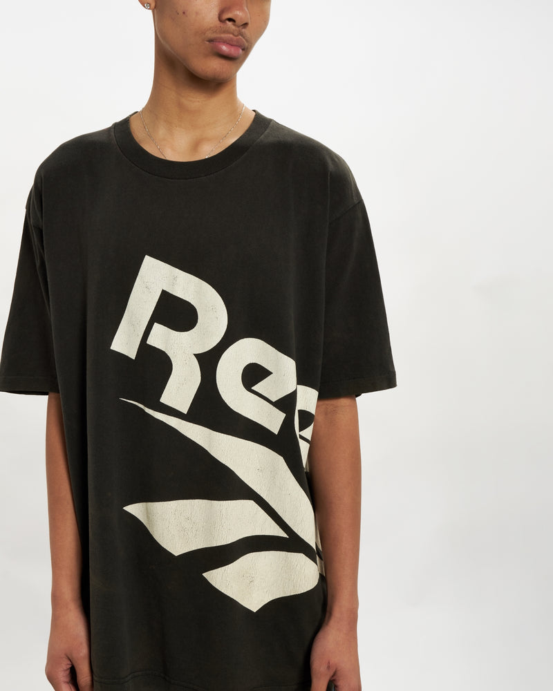 Vintage 90s Reebok Tee <br>L , The Real Deal , newtown, sydney, australia, thrift store, opshop, preloved, secondhand, sustainable, retro, antique, 70s, 80s, 90s, 2000s, 00s, fashion, clothing, streetwear, trendy, garment, style, boutique, store, shop, archive, sale, cheap, best, top