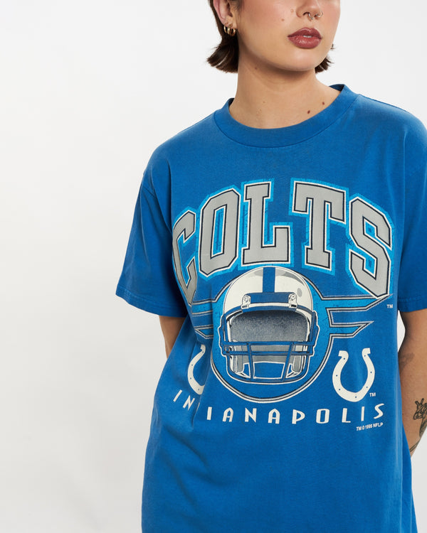 Vintage 90s NFL Indianapolis Colts Tee <br>M , The Real Deal , newtown, sydney, australia, thrift store, opshop, preloved, secondhand, sustainable, retro, antique, 70s, 80s, 90s, 2000s, 00s, fashion, clothing, streetwear, trendy, garment, style, boutique, store, shop, archive, sale, cheap, best, top