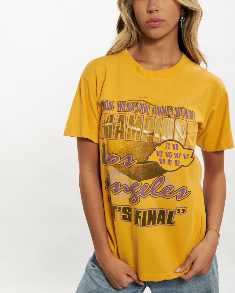 Vintage NBA Los Angeles Lakers Tee <br>XS , The Real Deal , newtown, sydney, australia, thrift store, opshop, preloved, secondhand, sustainable, retro, antique, 70s, 80s, 90s, 2000s, 00s, fashion, clothing, streetwear, trendy, garment, style, boutique, store, shop, archive, sale, cheap, best, top