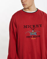 Vintage 90s Disney Mickey Mouse Sweatshirt <br>XL , The Real Deal , newtown, sydney, australia, thrift store, opshop, preloved, secondhand, sustainable, retro, antique, 70s, 80s, 90s, 2000s, 00s, fashion, clothing, streetwear, trendy, garment, style, boutique, store, shop, archive, sale, cheap, best, top