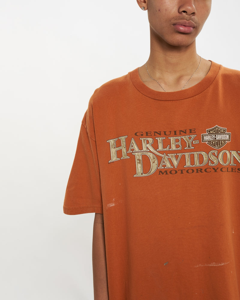 Vintage Harley Davidson Tee <br>L , The Real Deal , newtown, sydney, australia, thrift store, opshop, preloved, secondhand, sustainable, retro, antique, 70s, 80s, 90s, 2000s, 00s, fashion, clothing, streetwear, trendy, garment, style, boutique, store, shop, archive, sale, cheap, best, top