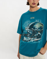 Vintage NFL Jacksonville Jaguars Tee <br>M , The Real Deal , newtown, sydney, australia, thrift store, opshop, preloved, secondhand, sustainable, retro, antique, 70s, 80s, 90s, 2000s, 00s, fashion, clothing, streetwear, trendy, garment, style, boutique, store, shop, archive, sale, cheap, best, top