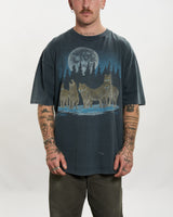 Vintage 90s Nature Series Wolf Tee  <br>L