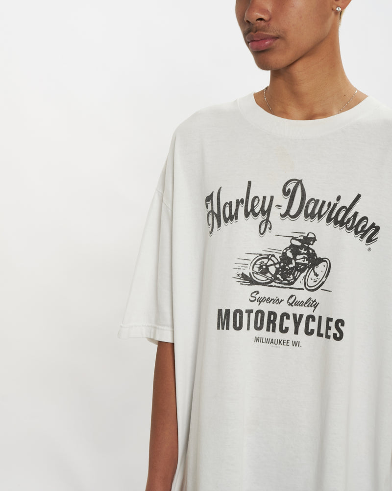 Vintage Harley Davidson Tee <br>L , The Real Deal , newtown, sydney, australia, thrift store, opshop, preloved, secondhand, sustainable, retro, antique, 70s, 80s, 90s, 2000s, 00s, fashion, clothing, streetwear, trendy, garment, style, boutique, store, shop, archive, sale, cheap, best, top