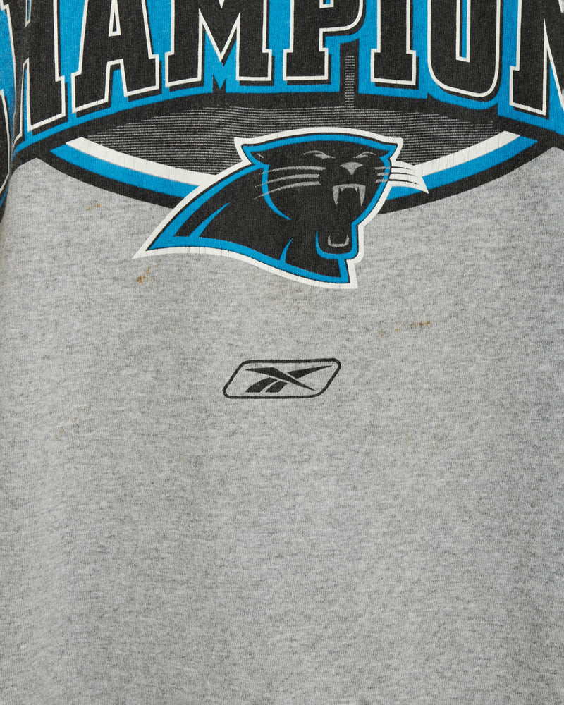 Vintage NFL Carolina Panthers Tee <br>XL , The Real Deal , newtown, sydney, australia, thrift store, opshop, preloved, secondhand, sustainable, retro, antique, 70s, 80s, 90s, 2000s, 00s, fashion, clothing, streetwear, trendy, garment, style, boutique, store, shop, archive, sale, cheap, best, top