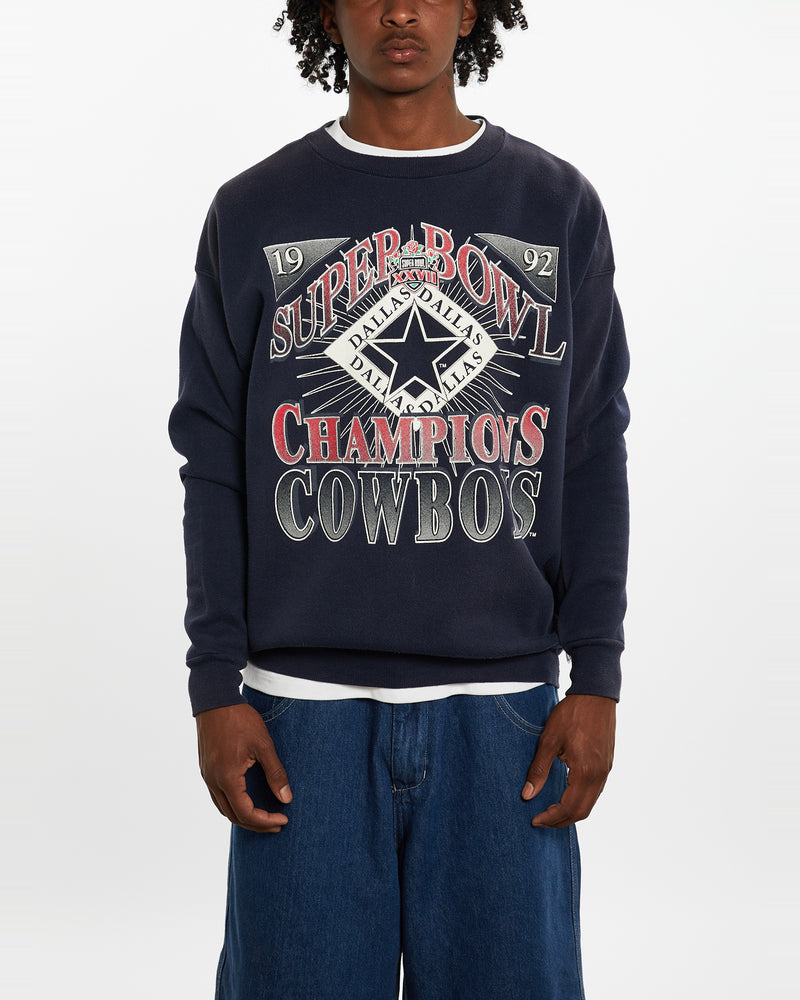 Vintage 1993 NFL Dallas Cowboys Sweatshirt <br>L , The Real Deal , newtown, sydney, australia, thrift store, opshop, preloved, secondhand, sustainable, retro, antique, 70s, 80s, 90s, 2000s, 00s, fashion, clothing, streetwear, trendy, garment, style, boutique, store, shop, archive, sale, cheap, best, top