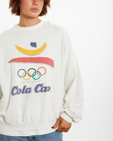 Vintage 1992 Barcelona Olympics Sweatshirt <br>M , The Real Deal , newtown, sydney, australia, thrift store, opshop, preloved, secondhand, sustainable, retro, antique, 70s, 80s, 90s, 2000s, 00s, fashion, clothing, streetwear, trendy, garment, style, boutique, store, shop, archive, sale, cheap, best, top