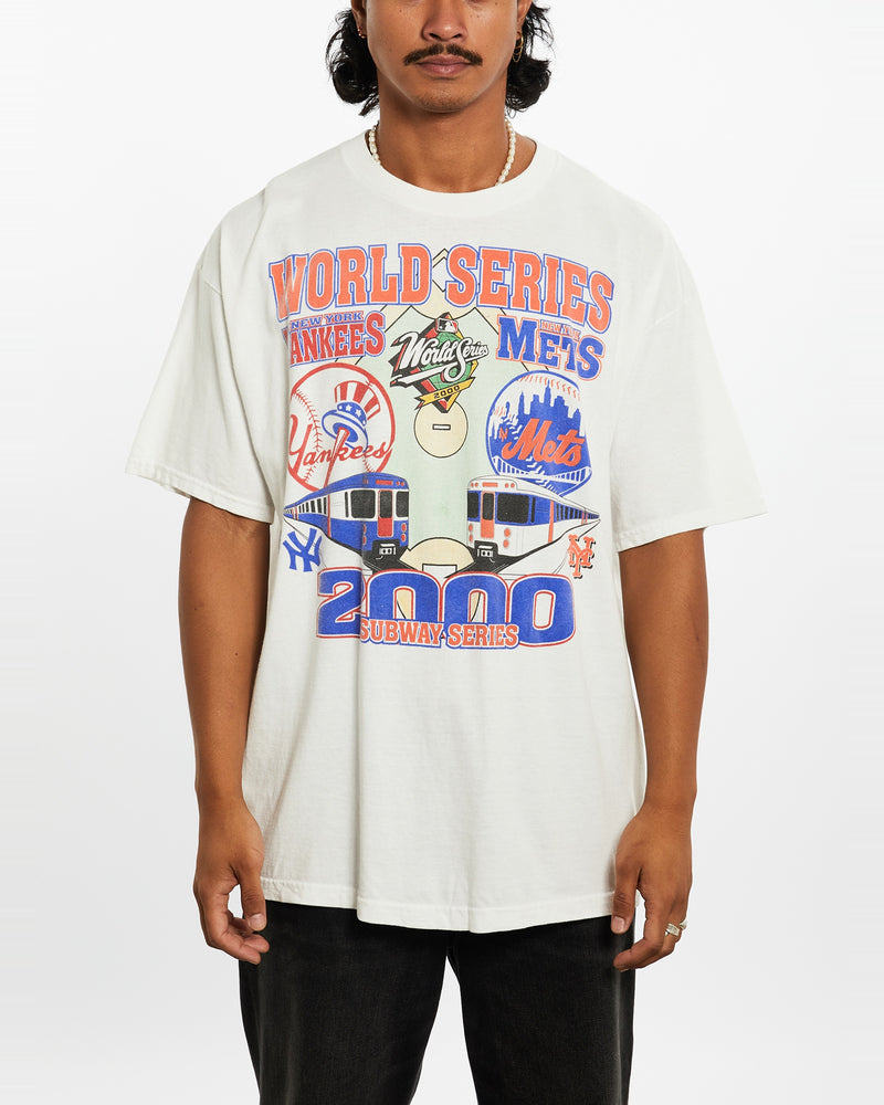 Vintage Yankees v Mets Subway Series Tee <br>XL