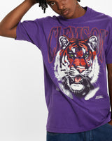 Vintage 90s NCAA University Of Clemson Tigers Tee <br>L