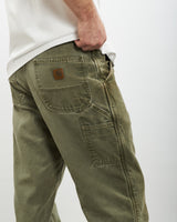 Vintage Carhartt 'Flannel Lined' Carpenter Pants <br>32"