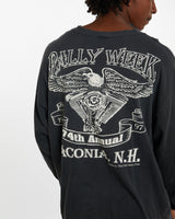 Vintage 1997 Motorcycle Rally Week Long Sleeve Tee <br>L