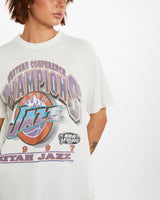 Vintage 1997 NBA Utah Jazz Tee <br>M , The Real Deal , newtown, sydney, australia, thrift store, opshop, preloved, secondhand, sustainable, retro, antique, 70s, 80s, 90s, 2000s, 00s, fashion, clothing, streetwear, trendy, garment, style, boutique, store, shop, archive, sale, cheap, best, top