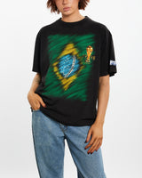 Vintage 1998 Adidas FIFA World Cup 'Brazil' Tee <br>M