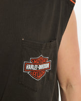 Vintage Harley Davidson Tank <br>S , The Real Deal , newtown, sydney, australia, thrift store, opshop, preloved, secondhand, sustainable, retro, antique, 70s, 80s, 90s, 2000s, 00s, fashion, clothing, streetwear, trendy, garment, style, boutique, store, shop, archive, sale, cheap, best, top