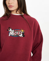 Vintage 90s Disney Mickey Mouse Sweatshirt <br>S , The Real Deal , newtown, sydney, australia, thrift store, opshop, preloved, secondhand, sustainable, retro, antique, 70s, 80s, 90s, 2000s, 00s, fashion, clothing, streetwear, trendy, garment, style, boutique, store, shop, archive, sale, cheap, best, top