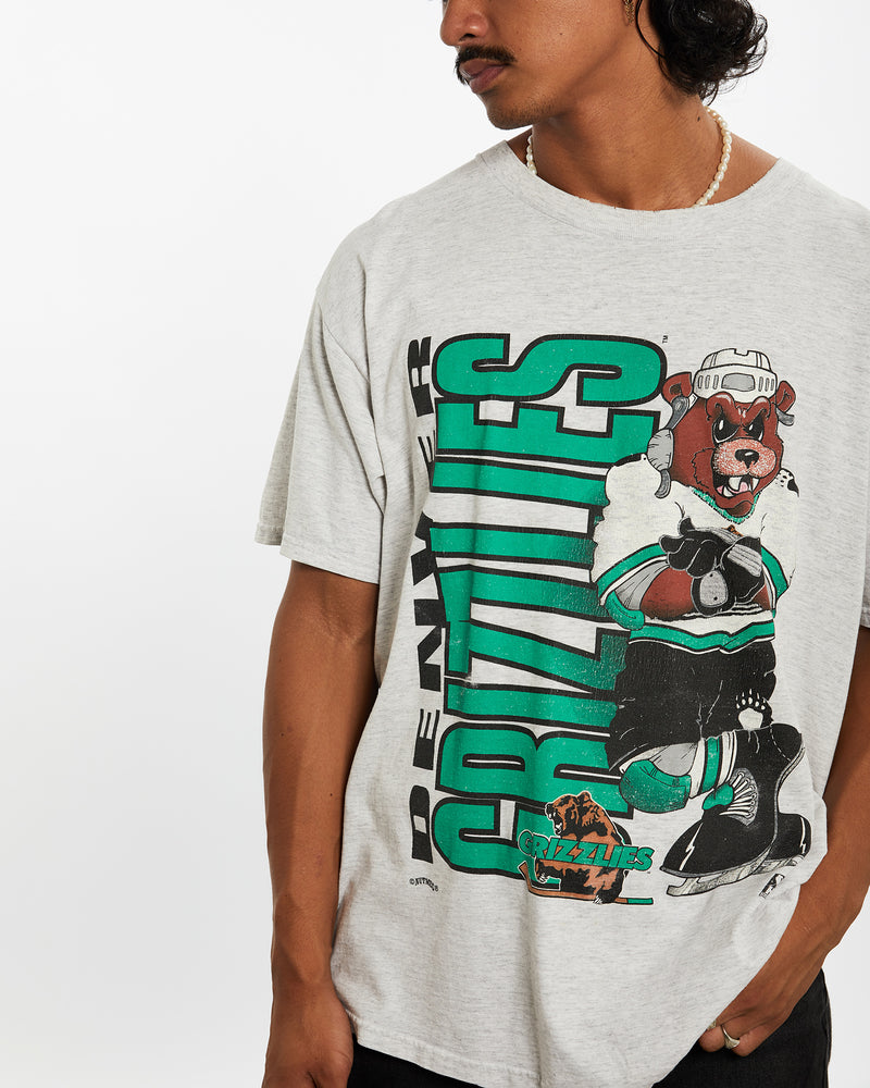 90s IHL Denver Grizzlies Tee <br>L