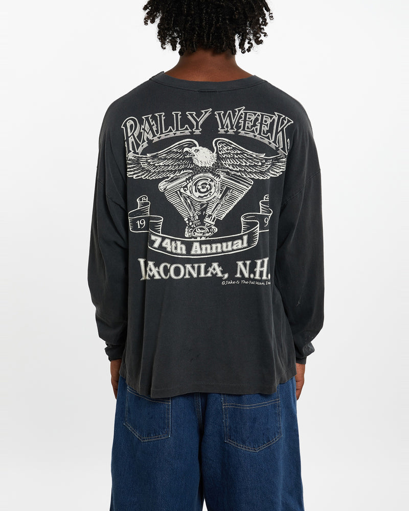 1997 Motorcycle Rally Week Long Sleeve Tee <br>L