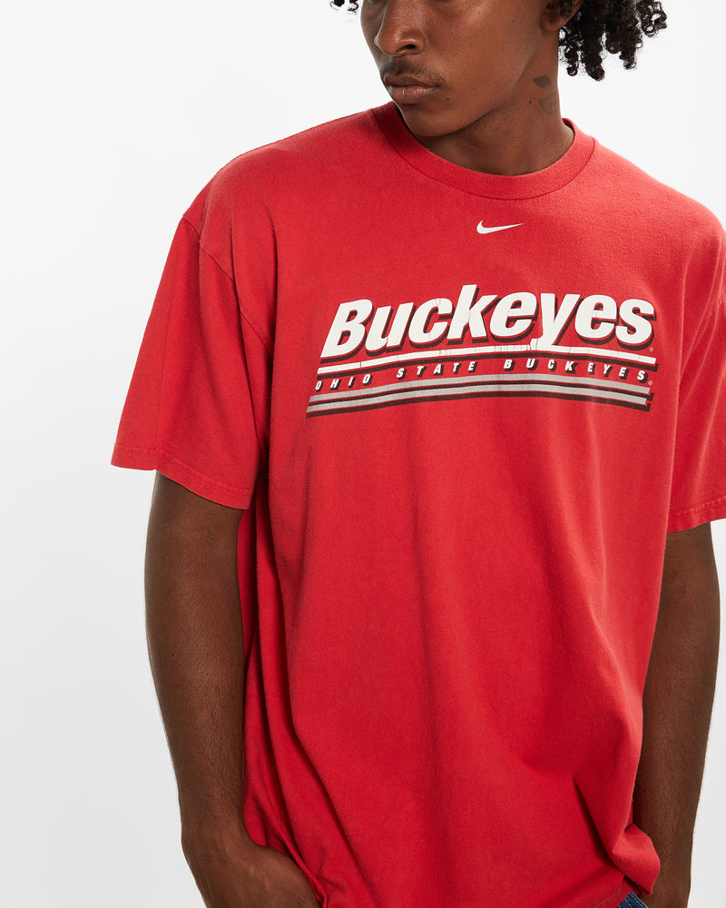 Vintage 90s Nike NCAA Ohio State Buckeyes Tee <br>L