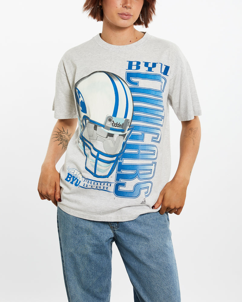 90s NCAA BYU Cougars Tee <br>M