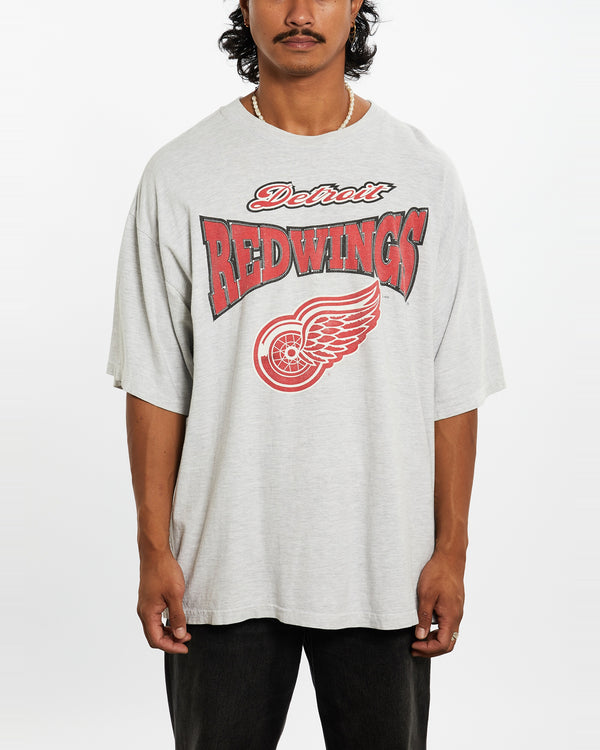 Vintage NHL Detroit Red Wings Tee <br>XL , The Real Deal , newtown, sydney, australia, thrift store, opshop, preloved, secondhand, sustainable, retro, antique, 70s, 80s, 90s, 2000s, 00s, fashion, clothing, streetwear, trendy, garment, style, boutique, store, shop, archive, sale, cheap, best, top