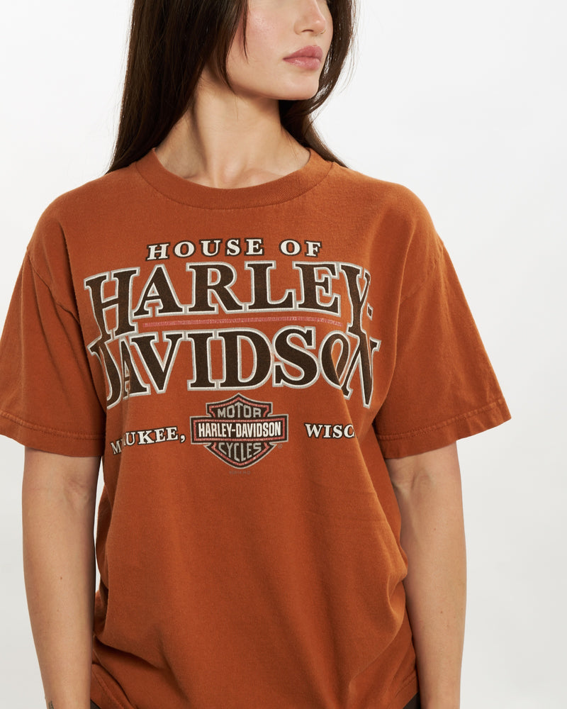 Vintage Harley Davidson Tee <br>S , The Real Deal , newtown, sydney, australia, thrift store, opshop, preloved, secondhand, sustainable, retro, antique, 70s, 80s, 90s, 2000s, 00s, fashion, clothing, streetwear, trendy, garment, style, boutique, store, shop, archive, sale, cheap, best, top