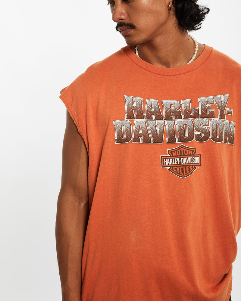 Vintage Harley Davidson Tank <br>L , The Real Deal , newtown, sydney, australia, thrift store, opshop, preloved, secondhand, sustainable, retro, antique, 70s, 80s, 90s, 2000s, 00s, fashion, clothing, streetwear, trendy, garment, style, boutique, store, shop, archive, sale, cheap, best, top