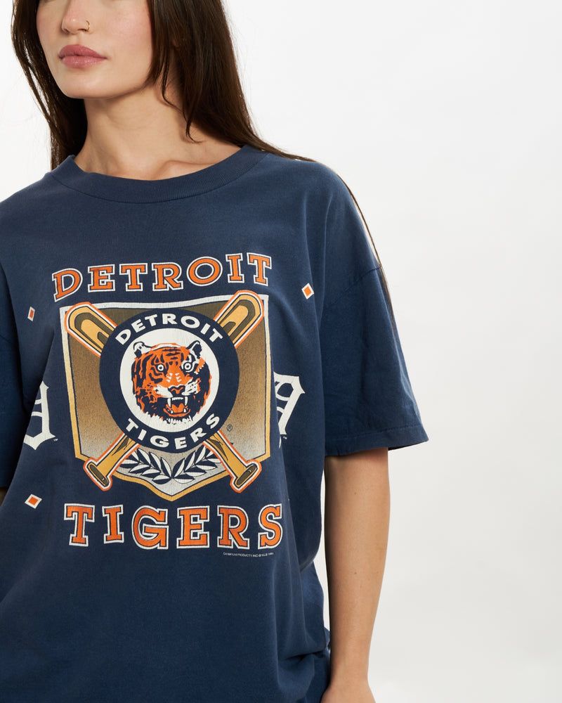 Vintage 1991 MLB Detroit Tigers Tee <br>S , The Real Deal , newtown, sydney, australia, thrift store, opshop, preloved, secondhand, sustainable, retro, antique, 70s, 80s, 90s, 2000s, 00s, fashion, clothing, streetwear, trendy, garment, style, boutique, store, shop, archive, sale, cheap, best, top