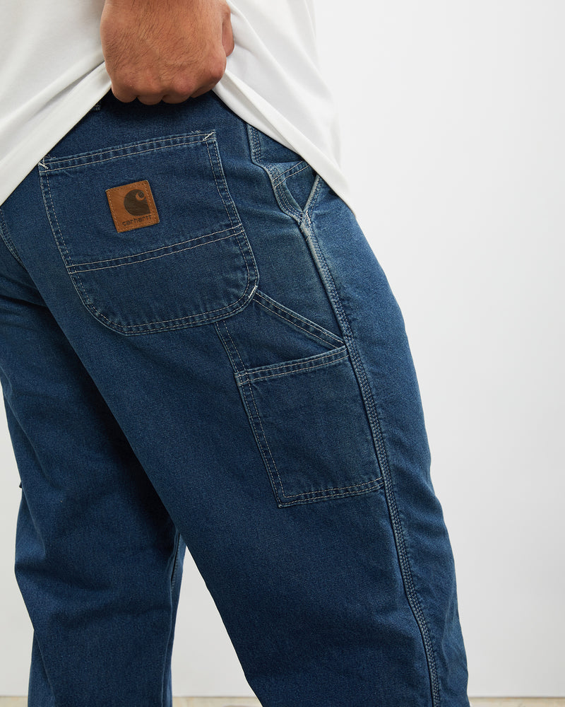 Vintage Carhartt 'Flannel Lined' Denim Carpenter Pants <br>36"