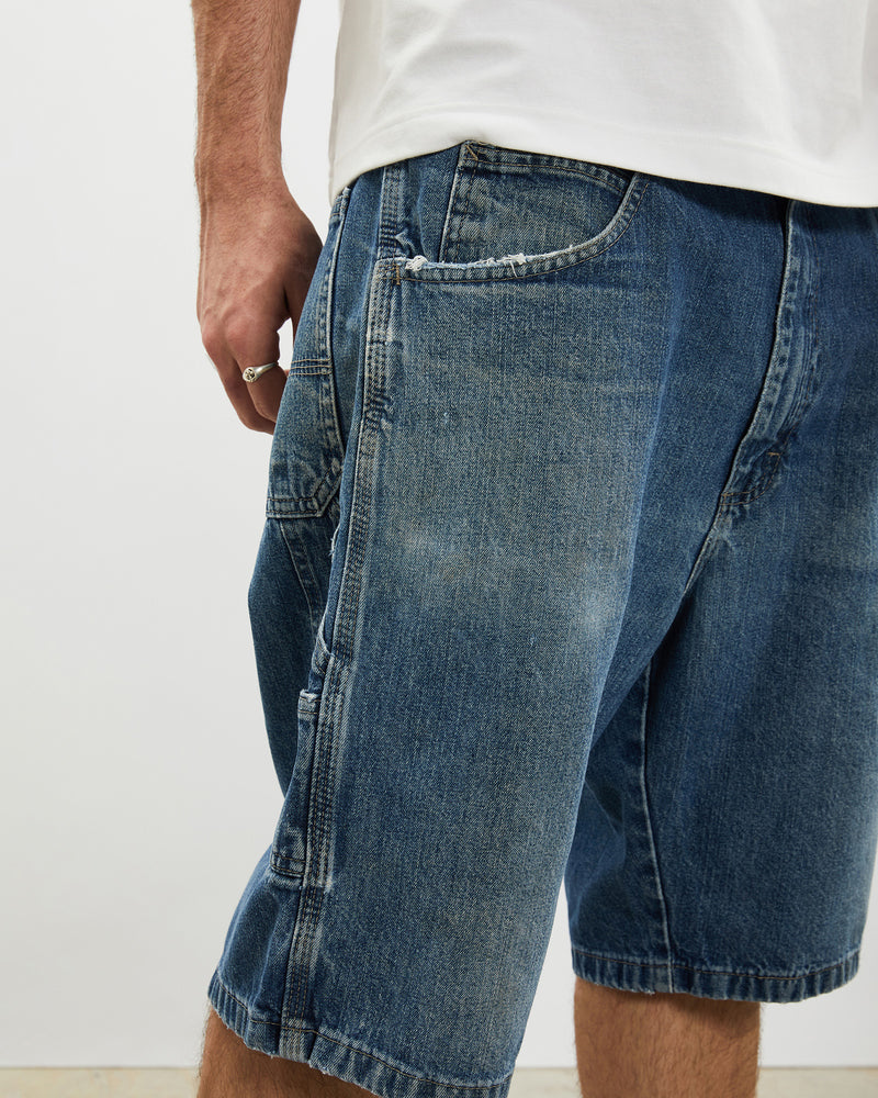 Vintage Wrangler Denim Carpenter Jorts <br>34"