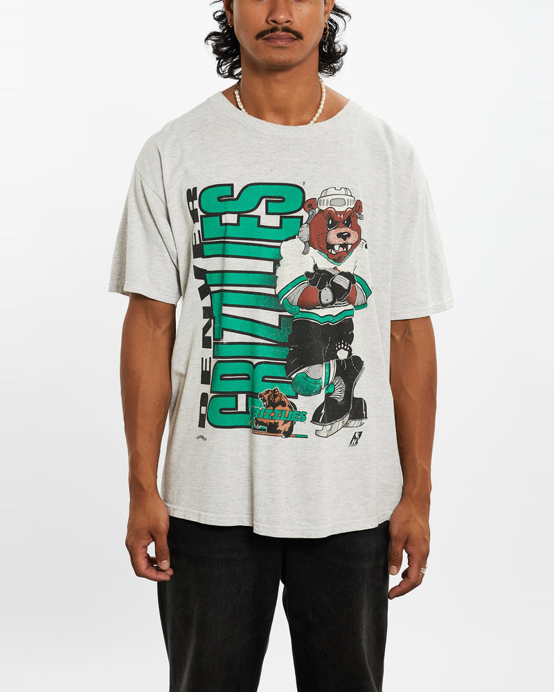 90s IHL Denver Grizzlies Tee <br>L