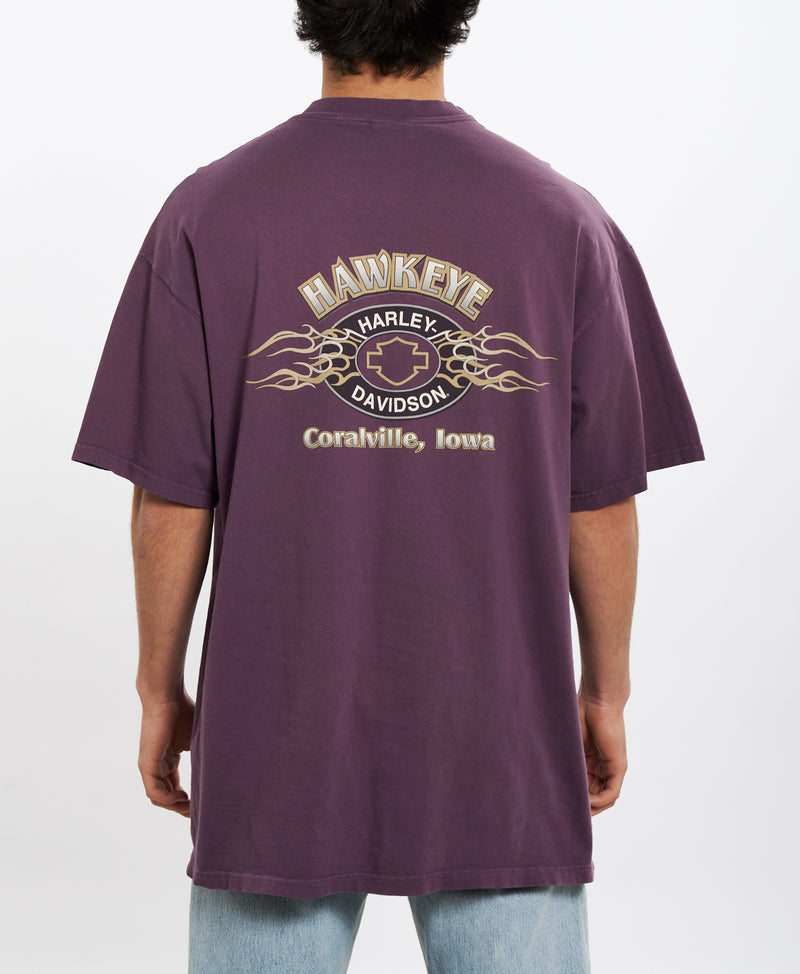 90s Harley Davidson 'Coralville, Iowa' Tee <br>L