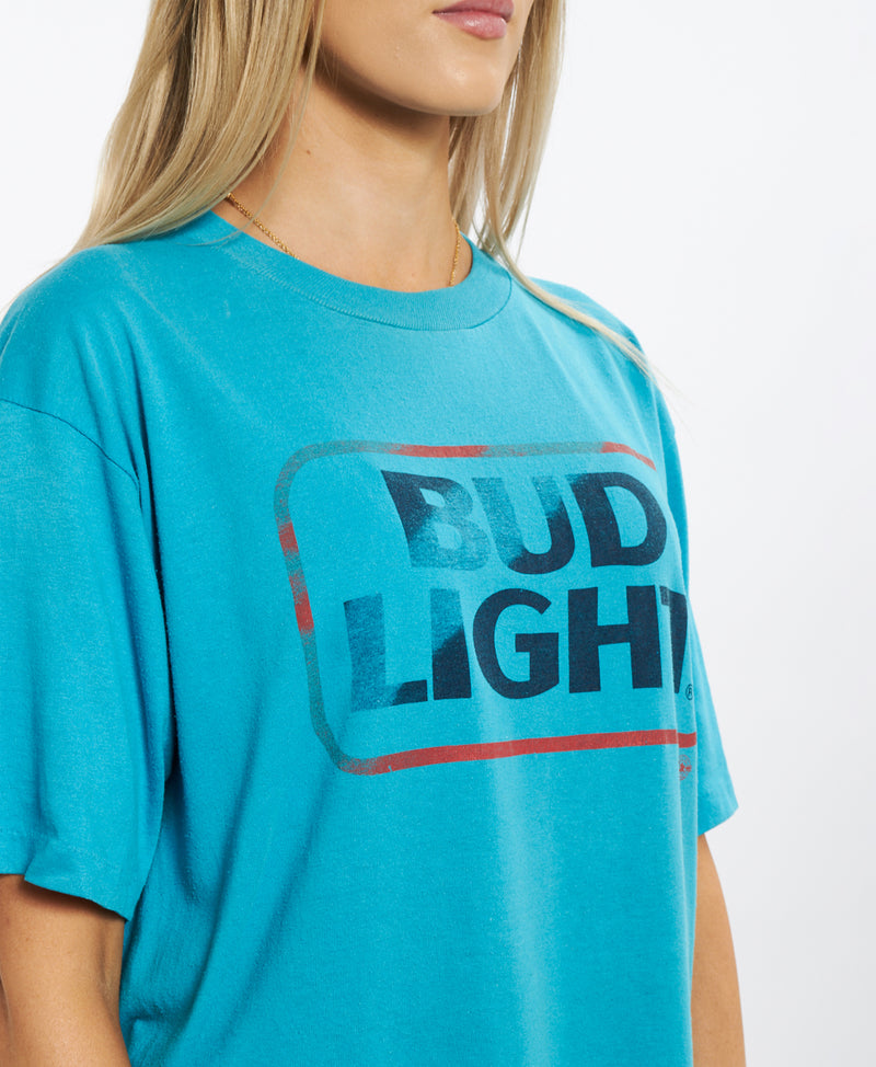 Vintage 80s Bud Light 'U.S. Triathalon Series' Tee <br>M , The Real Deal , newtown, sydney, australia, thrift store, opshop, preloved, secondhand, sustainable, retro, antique, 70s, 80s, 90s, 2000s, 00s, fashion, clothing, streetwear, trendy, garment, style, boutique, store, shop, archive, sale, cheap, best, top