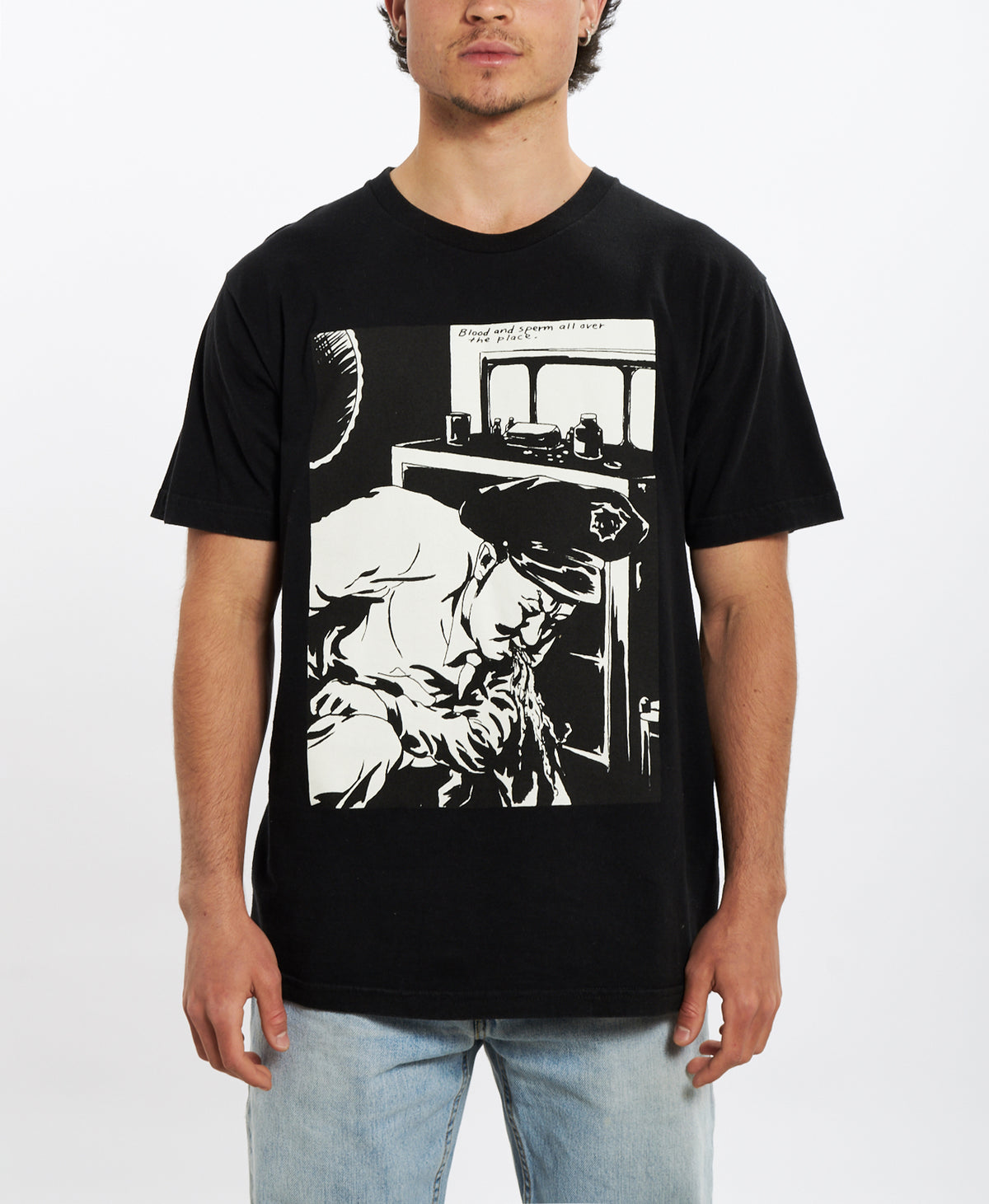 Supreme 'Raymond Pettibon - Blood and Sperm' Tee L – The Real Deal