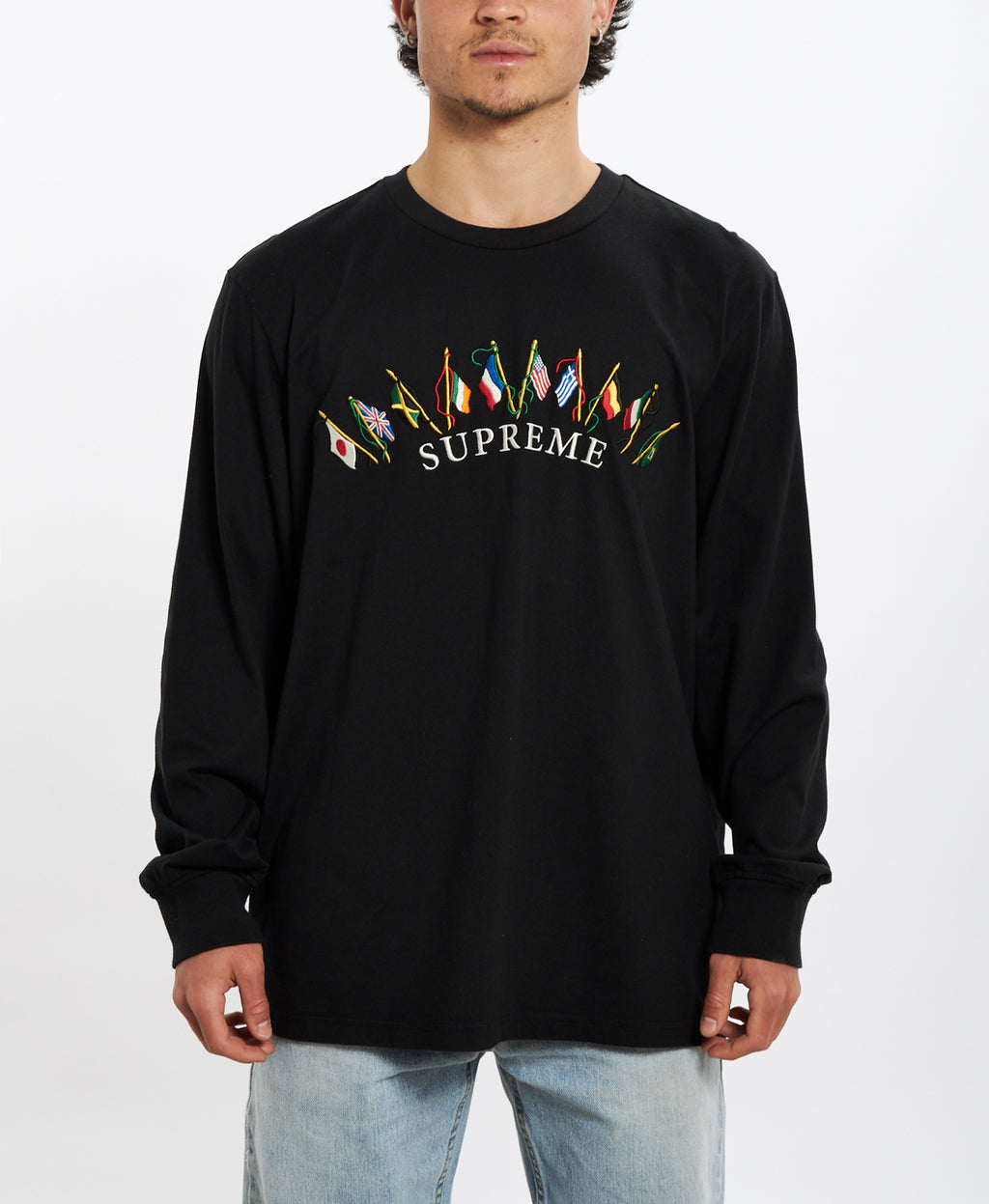 Supreme 'Flags' Long Sleeve Tee (NEW) L – The Real Deal