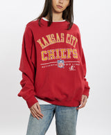 Vintage 90s Kansas City Chiefs Sweatshirt <br>M , The Real Deal , newtown, sydney, australia, thrift store, opshop, preloved, secondhand, sustainable, retro, antique, 70s, 80s, 90s, 2000s, 00s, fashion, clothing, streetwear, trendy, garment, style, boutique, store, shop, archive, sale, cheap, best, top