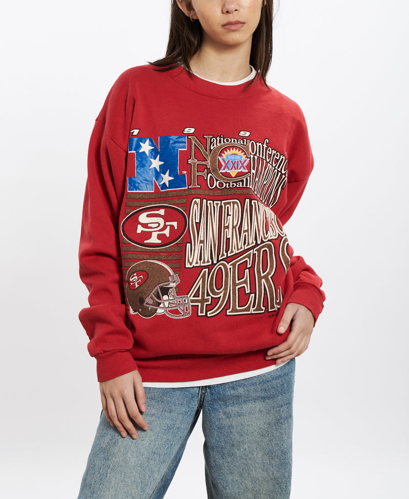 Vintage 90s San Francisco 49ers Sweatshirt <br>XS , The Real Deal , newtown, sydney, australia, thrift store, opshop, preloved, secondhand, sustainable, retro, antique, 70s, 80s, 90s, 2000s, 00s, fashion, clothing, streetwear, trendy, garment, style, boutique, store, shop, archive, sale, cheap, best, top